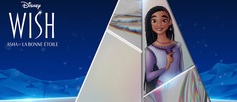 Figurine Funko Pop! Disney: Wish - Asha with Star - Gris et